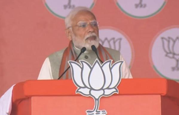 PM Modi stressed that his government has been working on optimum utilisation of the nation's resources and workforce PM Modi reiterates AAP'da attack at poll rally, says 'Delhi wants double-engine government'