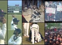 Fan breaches security, touches Virat Kohli's feet during Ranji Trophy Match; crowd injured due to stampede outside Arun Jaitley Stadium