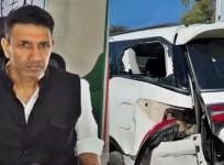 MP Cong chief Jitu Patwari's car hit by truck in Sehore, escapes unhurt