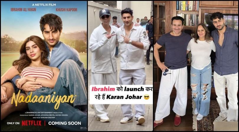 'Two nepo kids in one frame': Karan Johar introduces Ibrahim Ali Khan opposite Khushi Kapoor in Nadaaniyan; fans unhappy
