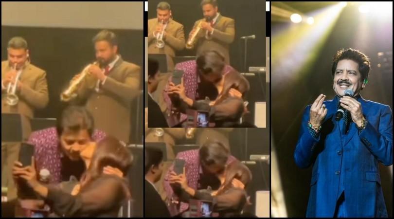 'Hum log decent hai..': Udit Narayan calls female Fan 'Deewani' after Kissing Her on lip during his concert; fans disgusted 'Hum log decent hai..': Udit Narayan calls female Fan 'Deewani' after Kissing Her on lip during his concert; fans disgusted