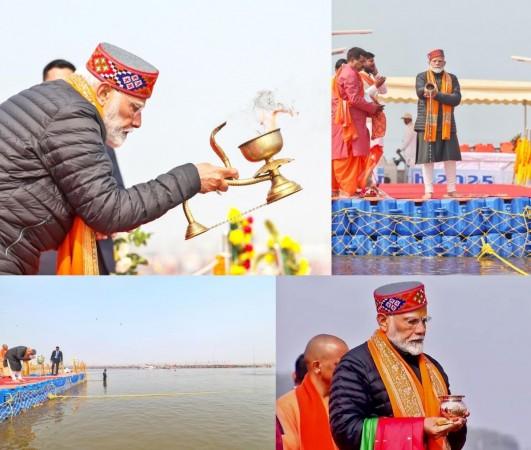 Confluence of faith, devotion, spirituality overwhelming: PM Modi on Maha Kumbh visit