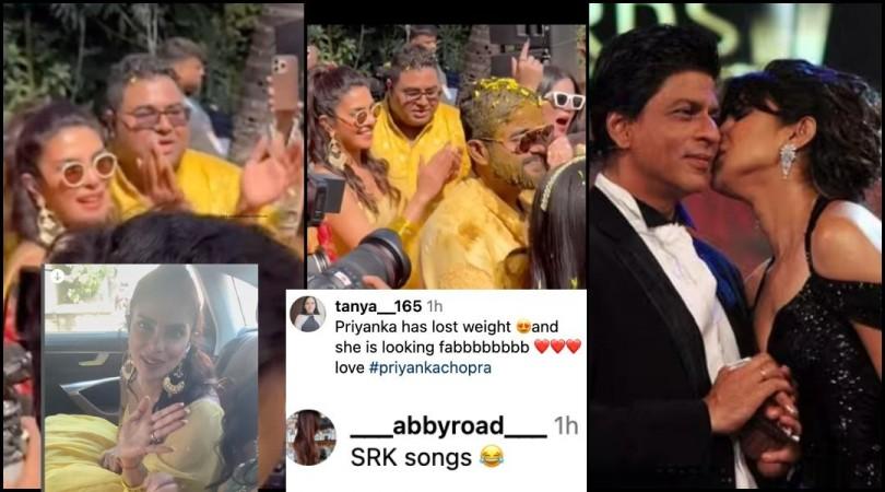 Priyanka Chopra radiates in a yellow traditional attire as she grooves to SRK's songs Chaiyya Chaiyya and Maahi Ve at her brother's Haldi ceremony; fans notice and ask if she has lost weight Priyanka Chopra radiates in a yellow traditional attire as she grooves to SRK's songs Chaiyya Chaiyya and Maahi Ve at her brother's Haldi ceremony; fans notice and ask if she has lost weight