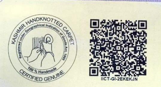 New GI Logo for Kashmir carpets GI Logo