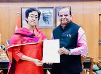Atishi submits resignation as Delhi CM to L-G VK Saxena