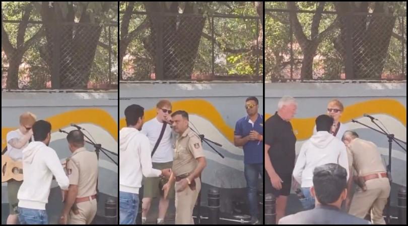 Peak Bangalore behaviour: Police unplugs Ed Sheeran's Mic During Impromptu church Street performance [Reactions]
