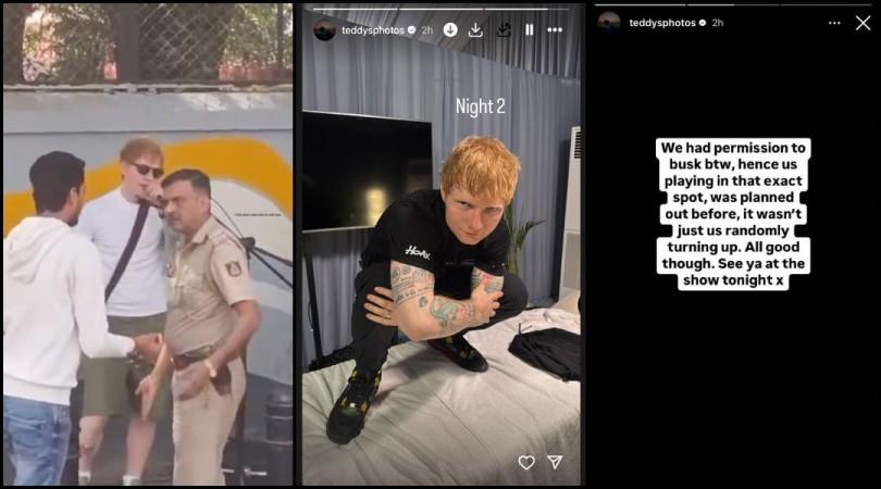 'We had permission, it wasn't just us randomly turning up..': Ed Sheeran breaks silence on being interrupted by Bengaluru police 'We had permission, it wasn't just us randomly turning up..': Ed Sheeran breaks silence on being interrupted by Bengaluru police