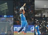 India vs England :Rohit Sharma scripts history with century; lights up Cuttack as Floodlight failure halts play