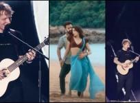 Ed Sheeran sings Telugu Song Chuttamalle at Bengaluru Concert; Jr NTR, Janhvi Kapoor applaud