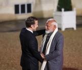 PM Modi meets 'friend' French President Emmanuel Macron in Paris
