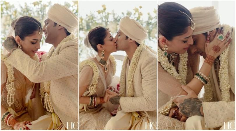 Prateik Babbar- Priya Banerjee locks lips on mandap; share dreamy wedding pictures Prateik Babbar- Priya Banerjee locks lips on mandap; share dreamy wedding pictures