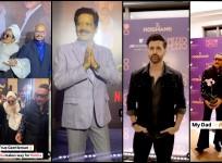 Roshans' Success Bash: Rekha kisses Alka Yagnik as Udit Narayan looks on, teases Hrithik Roshan, leaving him blushing; Jackie Shroff escorts Rekha to her car