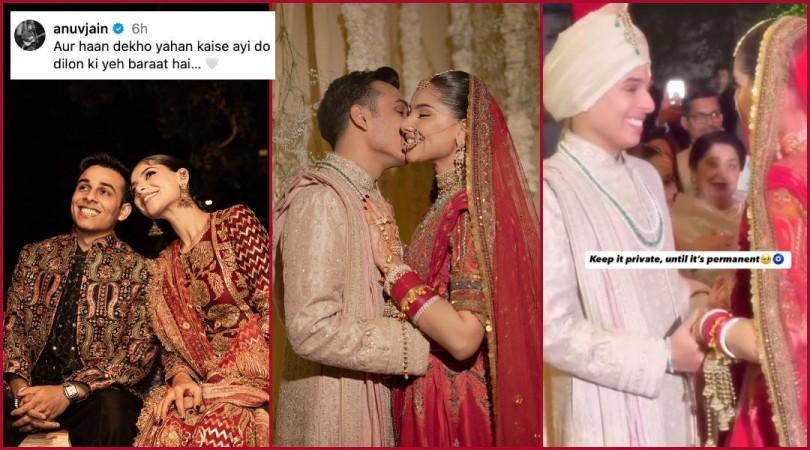 Anuv Jain gets married to longtime girlfriend Hridi Narang, kisses his lady love; Ayushmann Khurrana says 'Not me crying..'
