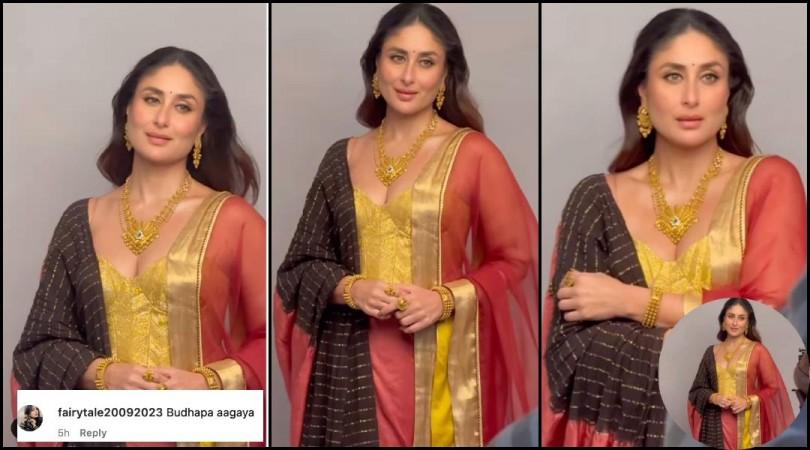'Looks dull and old': Kareena Kapoor's plunging neckline Gold Corset disappoints fans in first BTS photoshoot Since Saif Ali Khan's attack