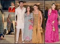 Aadar Jain and Alekha Advani's Mehendi:Jaya Bachchan ignores paps; Alia Bhatt- Ranbir Kapoor, Soni Razdan, Neetu- Riddhima, Kareena, Karisma shine in traditional ensemble