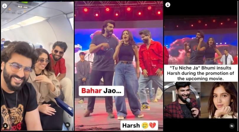 Did Bhumi Pednekar tell Harsh Gujral to step down from the stage during Promotion of 'Mere Husband Ki Biwi'? Here's what happened Did Bhumi Pednekar tell Harsh Gujral to step down from the stage during Promotion of 'Mere Husband Ki Biwi'? Here's what happened