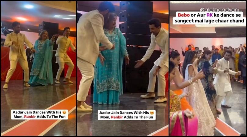 Aadar Jain-Alekha Advani's Sangeet: Kareena Kapoor & Alia Bhatt dance to Ishq Tera Tadpave, Ranbir grooves to Kajra Re; Kareena steals the spotlight with her moves Aadar Jain-Alekha Advani's Sangeet: Kareena Kapoor & Alia Bhatt dance to Ishq Tera Tadpave, Ranbir grooves to Kajra Re; Kareena steals the spotlight with her moves