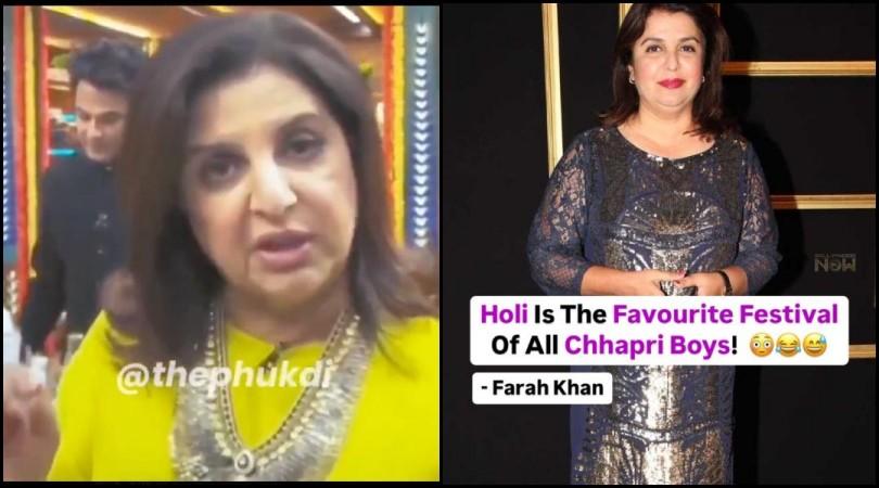 'Disrespectful': Farah Khan criticised for calling Holi 'Favourite Festival Of Chhapri Boys' on Celebrity MasterChef 'Disrespectful': Farah Khan criticised for calling Holi 'Favourite Festival Of Chhapri Boys' on Celebrity MasterChef