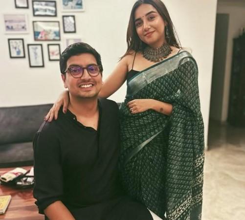 Prajakta Koli, Vrishank Khanal Prajakta Koli, Vrishank Khanal