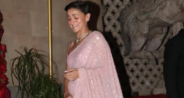 Alia Bhatt and Ranbir Kapoor at Aadar - Alekha wedding Alia Bhatt and Ranbir Kapoor at Aadar - Alekha wedding