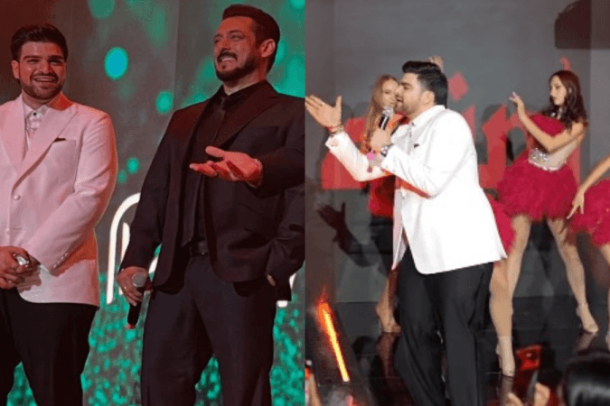 Ayaan Agnihotri and Salman Khan Ayaan Agnihotri and Salman Khan