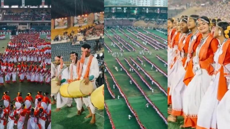 PM Modi to attend 'biggest ever' jhumur event in Guwahati today PM Modi to attend 'biggest ever' jhumur event in Guwahati today