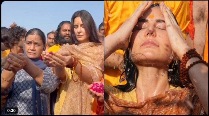 Maha Kumbh 2025: Katrina Kaif takes holy dip at Triveni Sangam, prays with Mother-in-Law; Fans ask 'Where is Vicky Kaushal?' Maha Kumbh 2025: Katrina Kaif takes holy dip at Triveni Sangam, prays with Mother-in-Law; Fans ask 'Where is Vicky Kaushal?'
