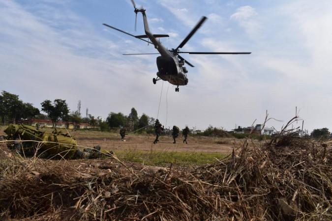 Indian Army and Air Force conducting joint exercise in Jammu Joint Exercise