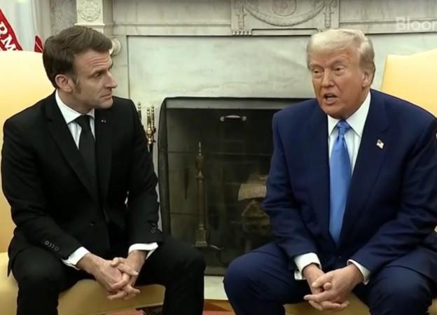 It's in Russia's benefit to end war in Ukraine, says Trump after meeting Macron