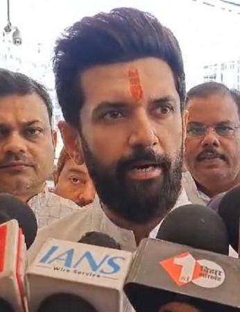 Chirag hits back at Lalu, says Oppn's accusations will not impact PM Modi's popularity