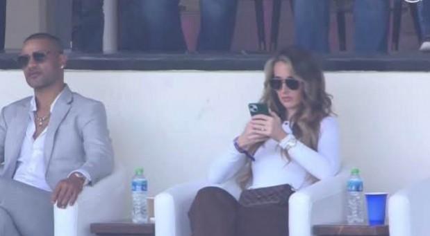Shikhar Dhawan with mystery woman Shikhar Dhawan with mystery woman