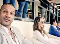 Shikhar Dhawan with mystery woman