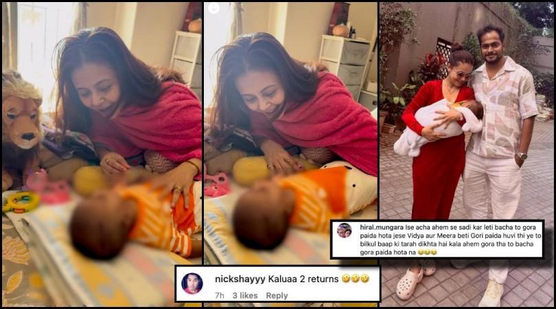 Devoleena Bhattacharjee shares adorable video with son Joy; netizens comment on newborn's complexion irks fans Devoleena Bhattacharjee shares adorable video with son Joy; netizens comment on newborn's complexion irks fans