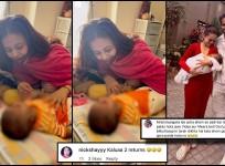 Devoleena Bhattacharjee shares adorable video with son Joy; netizens comment on newborn's complexion irks fans