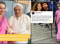 Kangana Ranaut- Javed Akhtar end legal battle after five years ; here's how Hrithik Roshan was involved