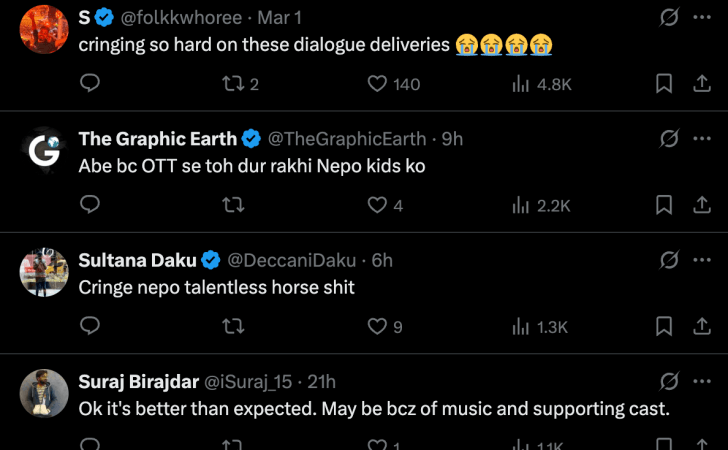 Ibrahim Ali Khan & Khushi Kapoor's Nadaaniyan Trailer Fails To Impress The Netizens Ibrahim Ali Khan & Khushi Kapoor's Nadaaniyan Trailer Fails To Impress The Netizens