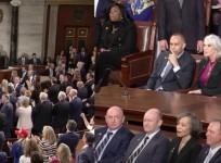 Democrats hold protests, walkout at Trump's speech; one is ousted