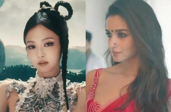 Like Jennie, Alia Bhatt in Rocky Aur Rani Ki Prem Kahani Like Jennie, Alia Bhatt in Rocky Aur Rani Ki Prem Kahani