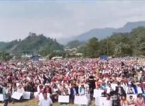 Christians hold peaceful dharna against anti-conversion law in Arunachal