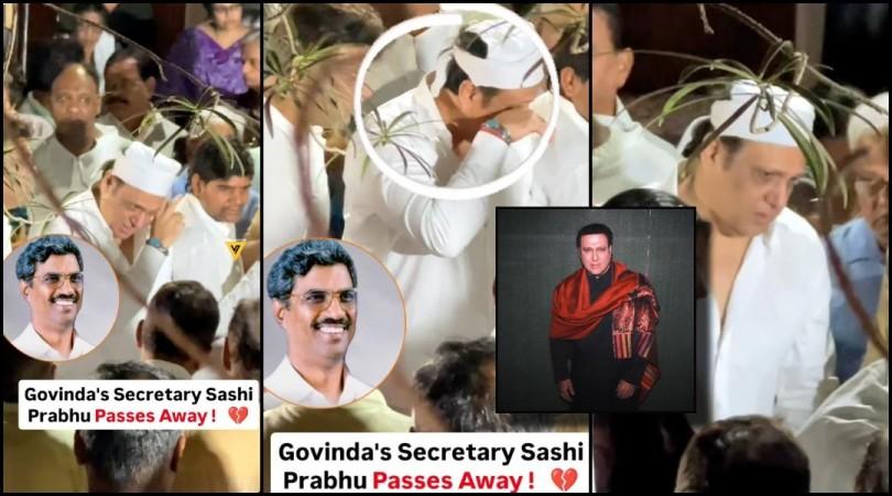 Govinda's longtime secretary Shashi Prabhu passes away; actor cries inconsolably as he attends his funeral Govinda's longtime secretary Shashi Prabhu passes away; actor cries inconsolably as he attends his funeral