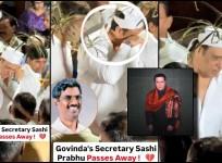 Govinda's longtime secretary Shashi Prabhu passes away; actor cries inconsolably as he attends his funeral