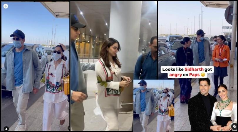 Pregnant Kiara Advani holds Sidharth Malhotra's hand tight while he shields her from paparazzi flashlights Pregnant Kiara Advani holds Sidharth Malhotra's hand tight while he shields her from paparazzi flashlights