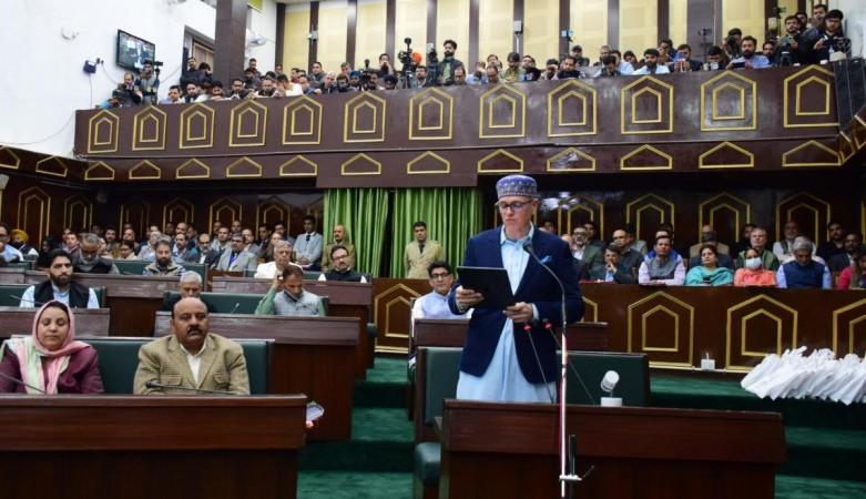 J&K Chief Minister Omar Abdullah presenting budget of the Union Territory for fiscal year 2024-25 Omar Abdullah
