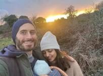 Radhika Apte with husband Benedict Taylor and newborn daughter