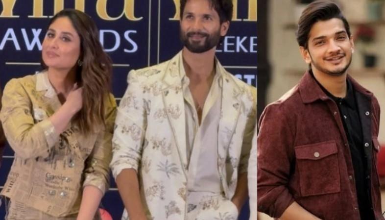 Kareena Kapoor, Shahid Kapoor, Munawar Faruqui Kareena Kapoor, Shahid Kapoor, Munawar Faruqui