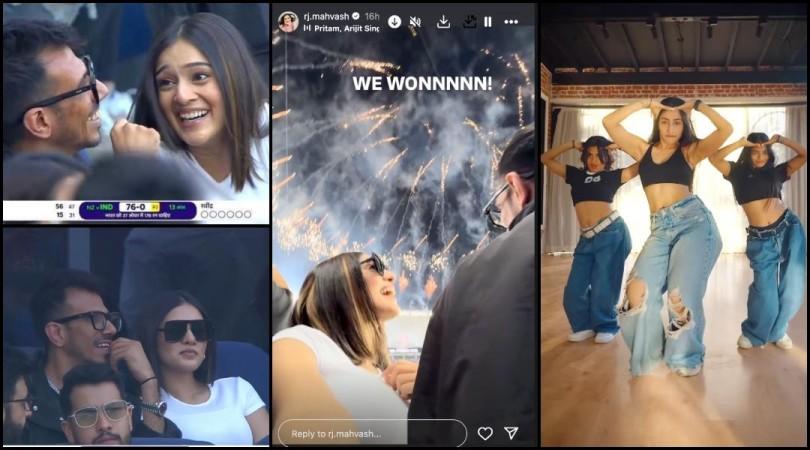 Amid Yuzvendra Chahal-RJ Mahvash dating rumors, Dhanashree faunts her moves in Bralette top; Fans say 'She's Killing It' Amid Yuzvendra Chahal-RJ Mahvash dating rumors, Dhanashree faunts her moves in Bralette top; Fans say 'She's Killing It'