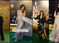 Oops! Kareena Kapoor faces wardrobe malfunction in thigh-high slit gown; Katrina glows in gold, SRK-Madhuri exude charm, Mahima's outfit fails to impress at IIFA