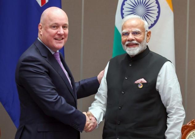 PM Narendra Modi holds a bilateral meeting with New Zealand PM Christopher Luxon PM Narendra Modi holds a bilateral meeting with New Zealand PM Christopher Luxon