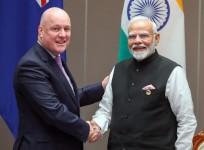 PM Narendra Modi holds a bilateral meeting with New Zealand PM Christopher Luxon