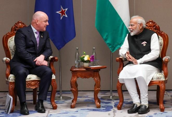 PM Narendra Modi holds a bilateral meeting with New Zealand PM Christopher Luxon PM Narendra Modi holds a bilateral meeting with New Zealand PM Christopher Luxon